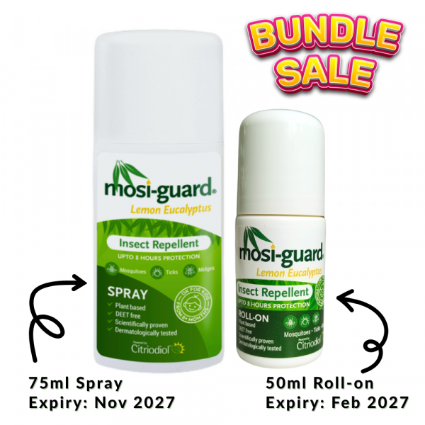 Mosi-Guard Insect Repellent Spray 75ml + Roll-on 50ml Bundle Set