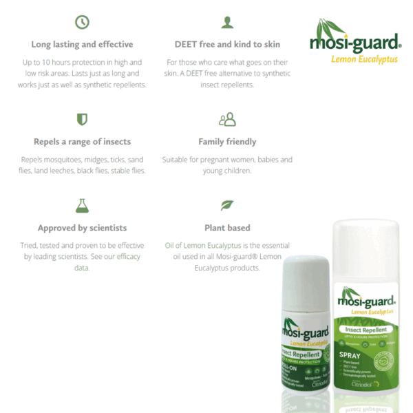 Mosi-Guard Insect Repellent Spray 75ml + Roll-on 50ml Bundle Set - Image 4
