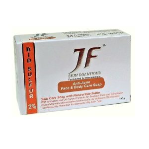 JF Bio Sulfur 2% Anti-Acne Face & Body Care Soap 100g