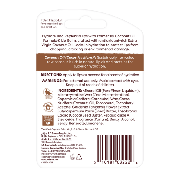 Palmer's Coconut Oil Lip Balm (4g) - Image 3