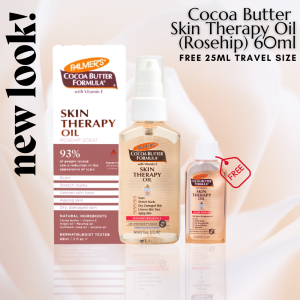 Palmer's Cocoa Butter Skin Therapy Oil (Rosehip Fragrance) 60ml + Free 25ml Travel Size