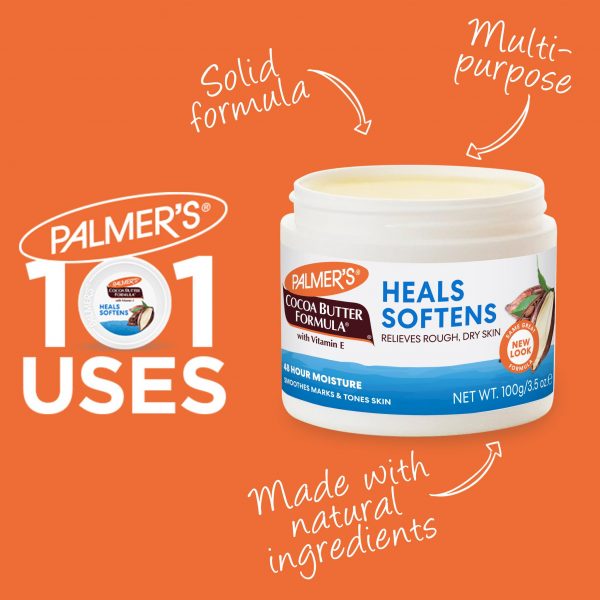 Palmer's Cocoa Butter with Vitamin E - Pure Cocoa Butter in Jar (100g) - Image 6