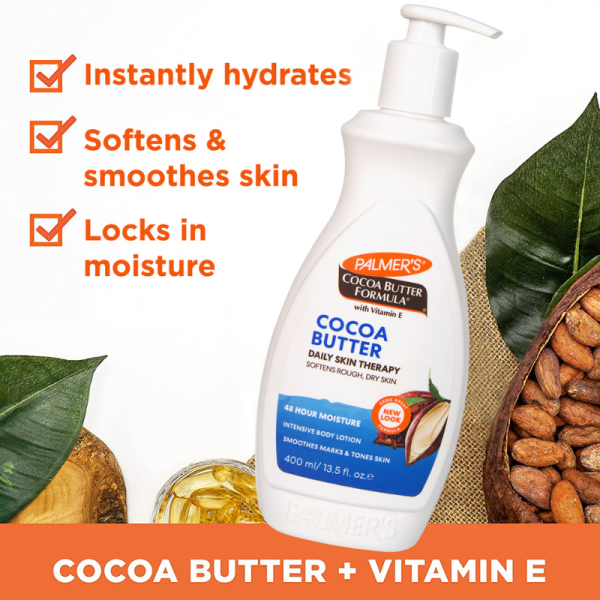 Palmer's Cocoa Butter with Vitamin E Intensive Body Lotion 400ml + 50ml FREE - Image 2