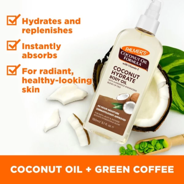 PALMER'S COCONUT OIL BODY OIL 150ML
