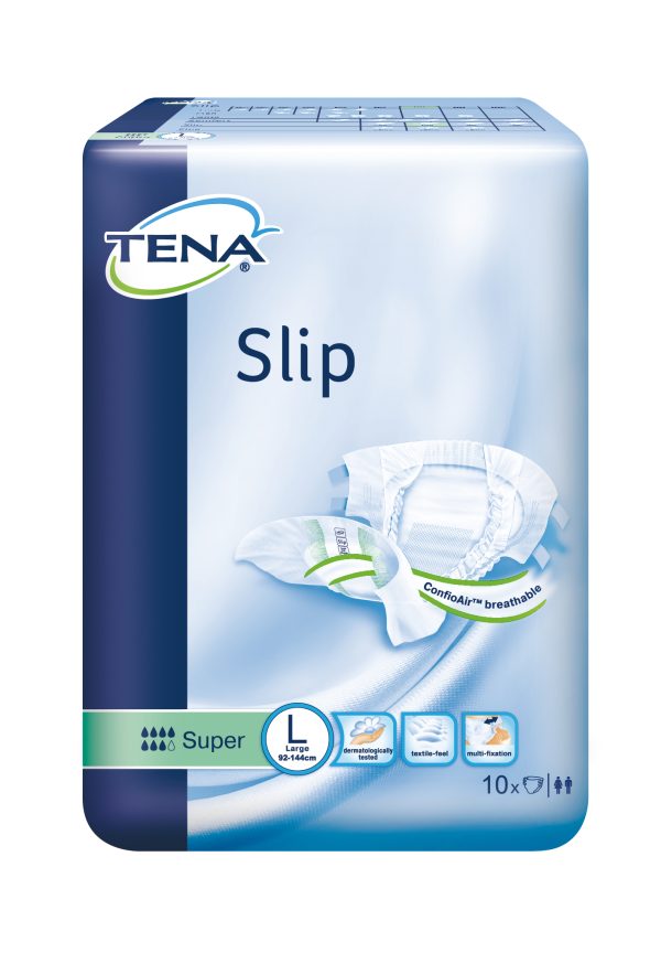 Tena PROskin Slip Super Adult Diapers - Large 10's