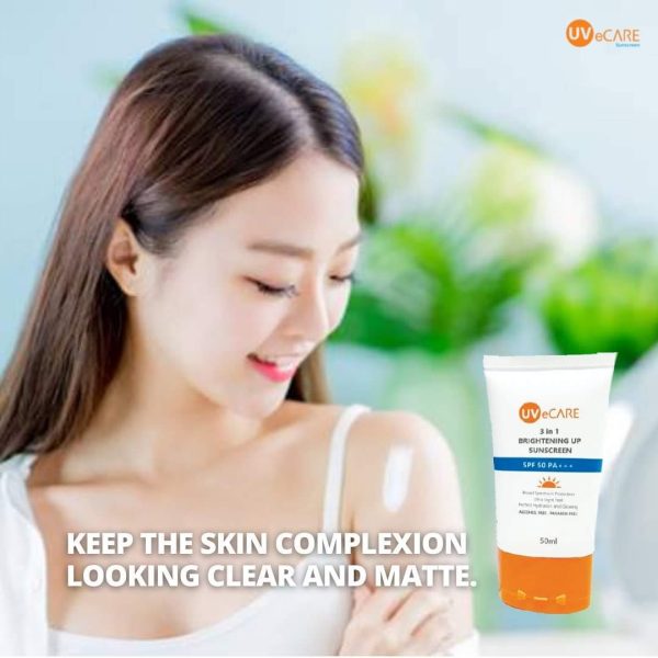 UVeCARE 3-in-1 Brightening Sunscreen SPF 50 PA+++ 50ml - Image 6