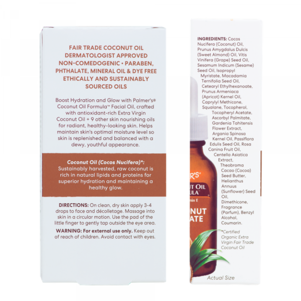 Palmer's Coconut Hydrate Facial Oil 30ml - Image 4
