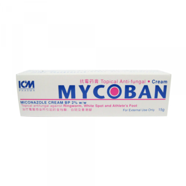 ICM Mycoban Topical Anti-Fungal Cream 15g
