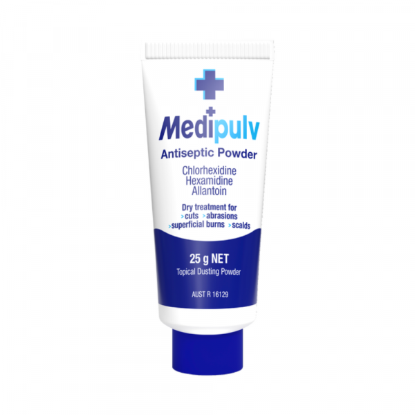 Medipulv Antiseptic Powder 25g - Cuts, Abrasions, Scalds