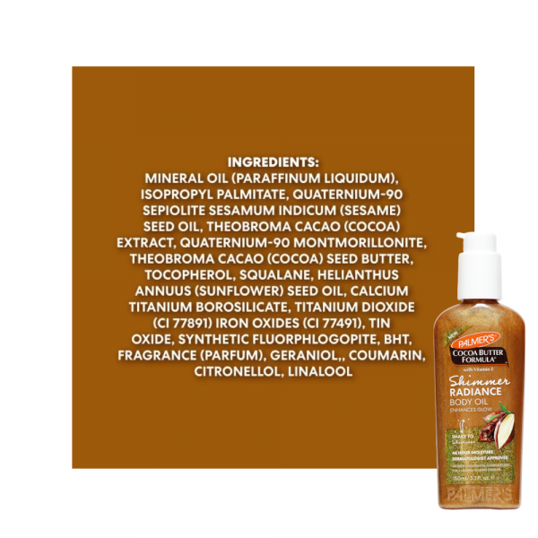 Palmer's Cocoa Butter Shimmer Radiance Body Oil 150ml - Image 6