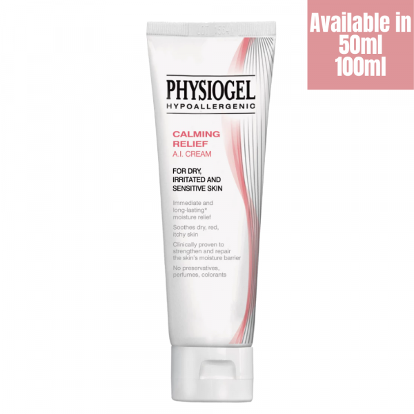 Physiogel Calming Relief AI Cream 100ml - Dry, Irritated, Sensitive Skin