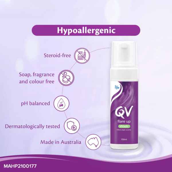 QV Flare Up Wash, Itch Relief 150ml