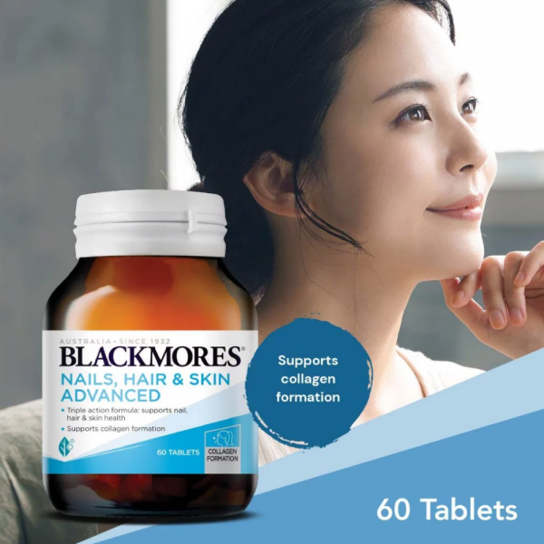 Blackmores Nails, Hair & Skin Advanced 60's - Image 2