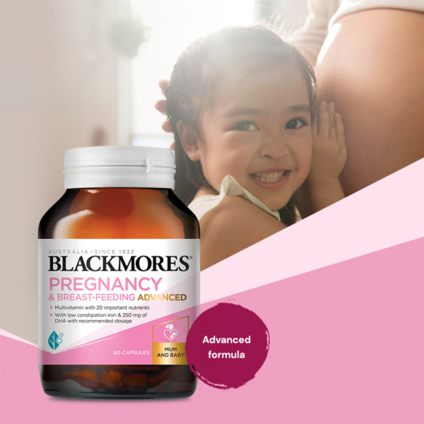 Blackmores Pregnancy & Breastfeeding Advanced Capsules 120's - Image 2