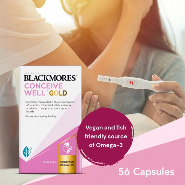 Blackmores Conceive Well Gold Capsules 56's - Image 2