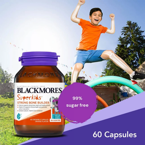 Blackmores Superkids Strong Bone Builder 60's - Image 2