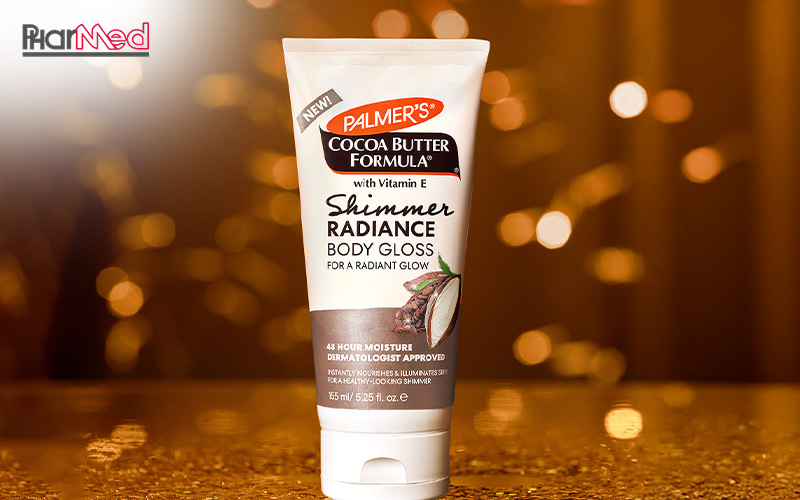 Palmer's Cocoa Butter Formula Shimmer Radiance Body Gloss.