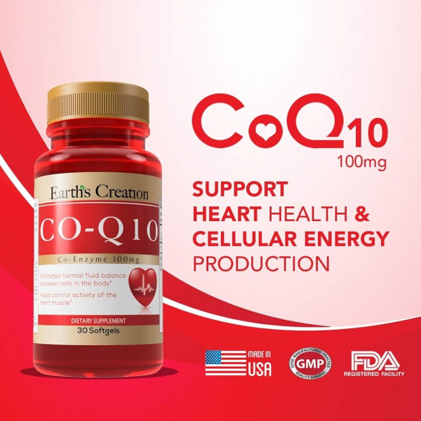 Earth's Creation Co-Q10 100mg 30's