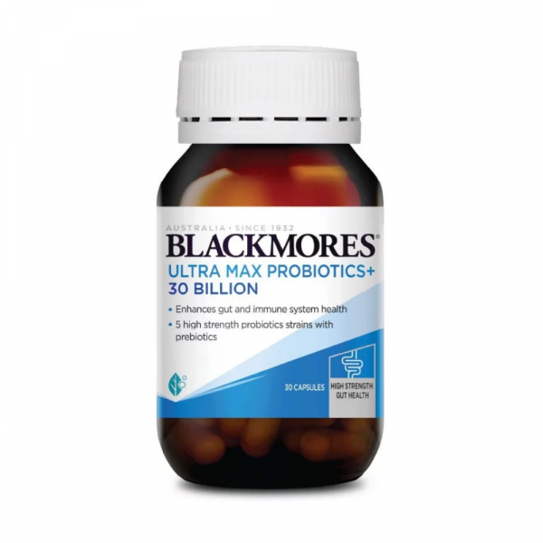 Blackmores Ultra Max Probiotics+ 30 Billion Capsules 30's