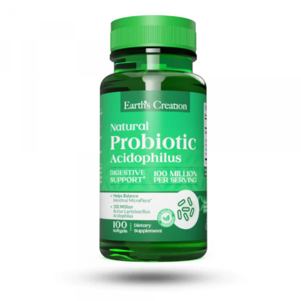 Earth's Creation Probiotic Acidolphilus Softgels 100's