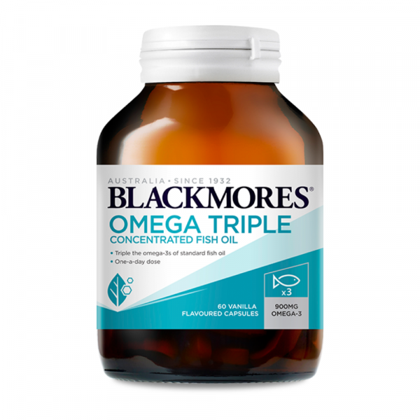 Blackmores Omega Triple Concentrated Fish Oil 60's