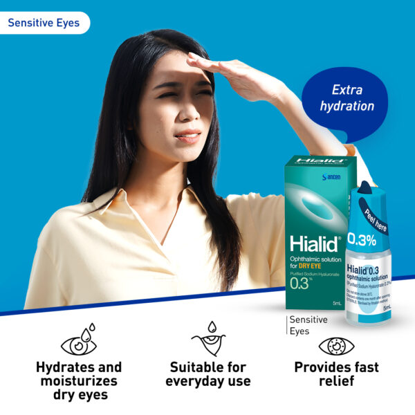 Hialid 0.3% Ophthalmic Solution Eye Drops for Dry Eyes 5ml - Image 3
