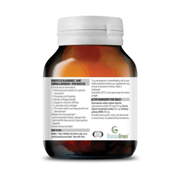 Blackmores Joint Formula Advanced with MSM Booster 120's - Support Joint Health - Image 3