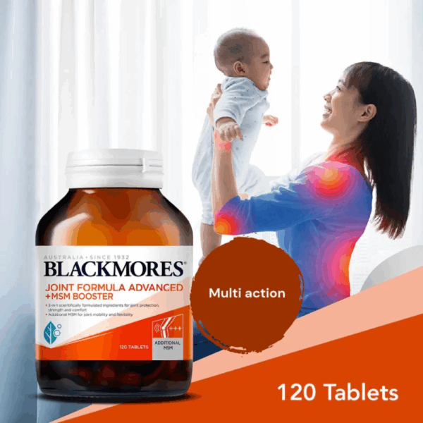 Blackmores Joint Formula Advanced with MSM Booster 120's - Support Joint Health - Image 2