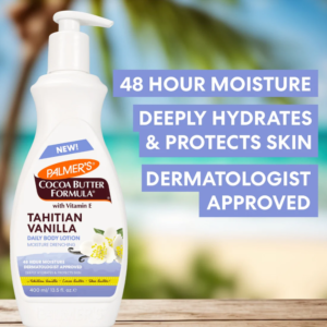 Palmer's Tahitian Vanilla Moisture Drenching Body Lotion 400ml (NEW)